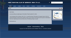 Desktop Screenshot of mustangclub.de