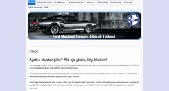 Desktop Screenshot of mustangclub.fi